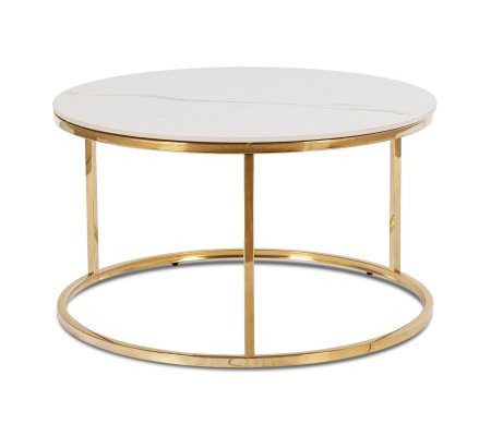 Журнальний стіл Mebel Elit VENICE Marmur Білий