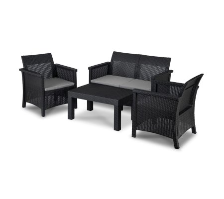 Комплект садовой мебели Mebel Elit BRENTA Черный