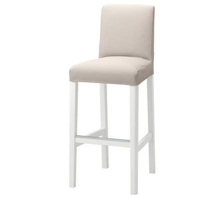 IKEA Барный стул BERGMUND Бежевый (ИКЕА БЕРГМУНД)