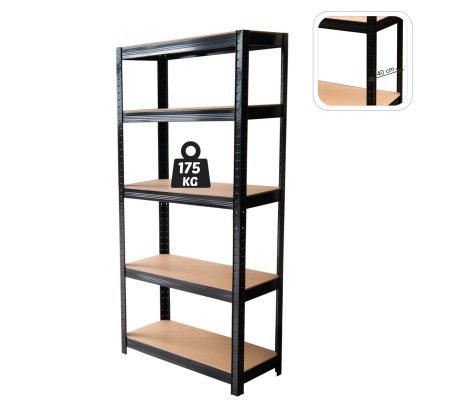 Стеллаж Garden Line GWI7392 Черный