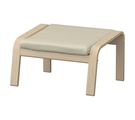 IKEA Підставка для ніг POANG Кремовий (ИКЕА ПОАНГ)