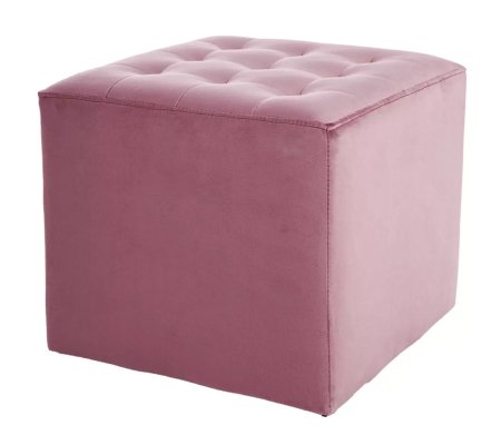 Пуф Signal LORI Welur Античный розовый