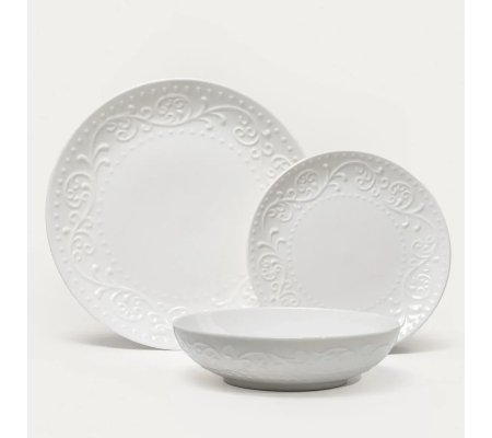 Набор тарелок Homla SYLIA 18 шт Белый