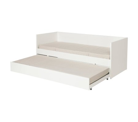 IKEA Розкладна кушетка з 2 матрацами VIHALS 80х200 см Білий (ИКЕА ВИХАЛС)