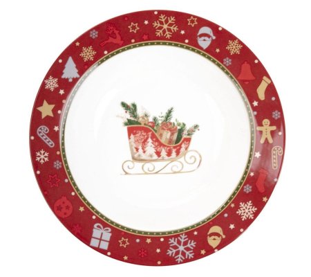 Глубокая тарелка Homla KALVEN 22 см Красный, фото Глубокая тарелка Homla KALVEN 22 см Красный