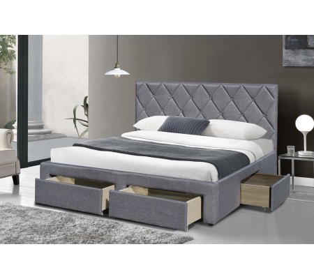Кровать Halmar BETINA 160х200 см Серый