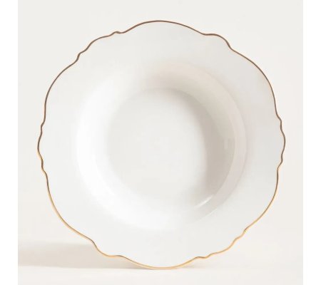 Глибока тарілка Homla ELORIA 21 см Білий