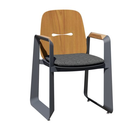 Садовий стілець Garden Line THOMPSON Сірий