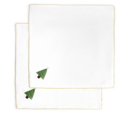 Набір серветок Homla PAIA 40х40 см 2 шт Білий