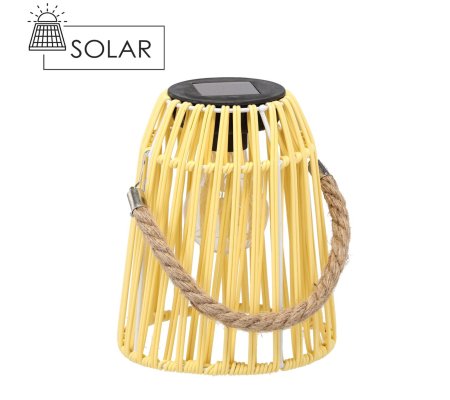 Декоративний світильник на сонячній батареї Garden Line LAP6013 Жовтий