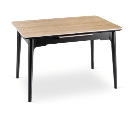 Раскладной обеденный стол Mebel Elit SAMER BIG Черный