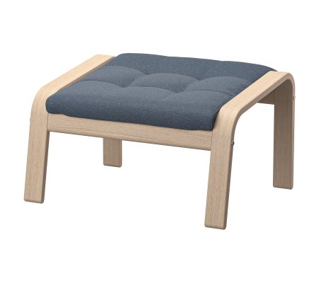 IKEA Подставка для ног POANG Синий (ИКЕА ПОАНГ)