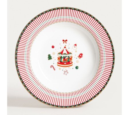 Глибока тарілка Homla CIRCORIA 21 см Принт, фото Глибока тарілка Homla CIRCORIA 21 см Принт