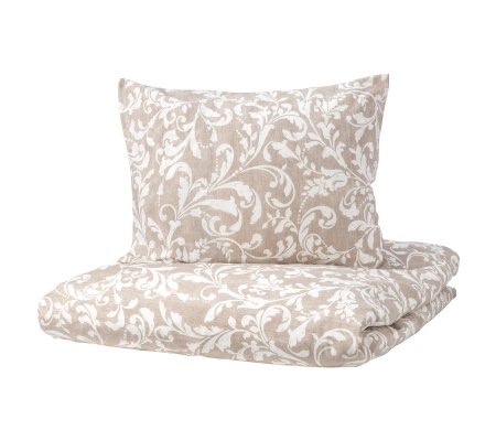 IKEA Комплект постільної білизни VARBRACKA 150х200 см Принт (ИКЕА VÅRBRÄCKA)