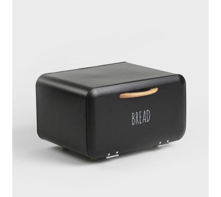 УЦІНКА Хлібниця Homla BIEN 33x24x19 см Чорний