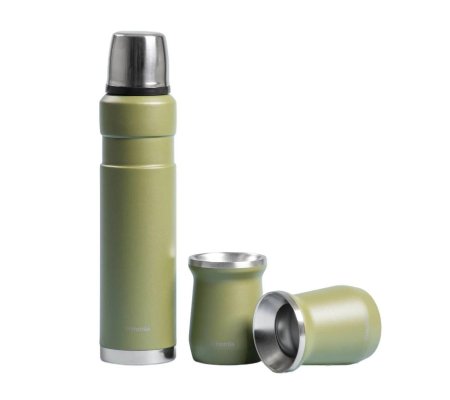 Термос з 2 кружками Homla OSLO 800 мл Зелений