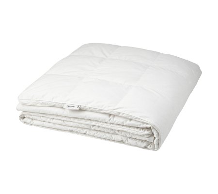 IKEA Одеяло демисезонное FJALLHAVRE 200x200 см Белый (ИКЕА FJÄLLHAVRE)