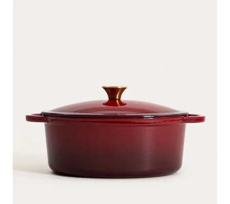 Каструля з кришкою Homla ANDREAS 4,5 л Бордовий