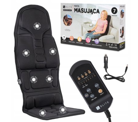 Масажна накидка на крісло Mebel Elit ME-MC10 Чорний