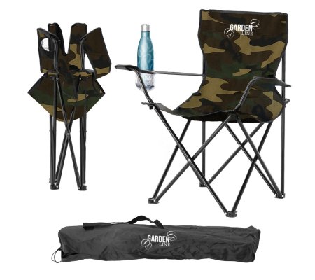 Складное рыбацкое кресло Garden Line LEZ Хаки