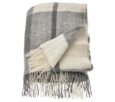 IKEA Плед MYRULL 130х170 см Серый (ИКЕА МИРУЛЛ)