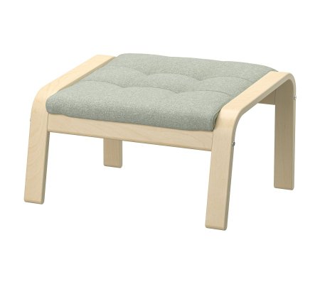 IKEA Подставка для ног POANG Светло-зеленый (ИКЕА ПОАНГ)
