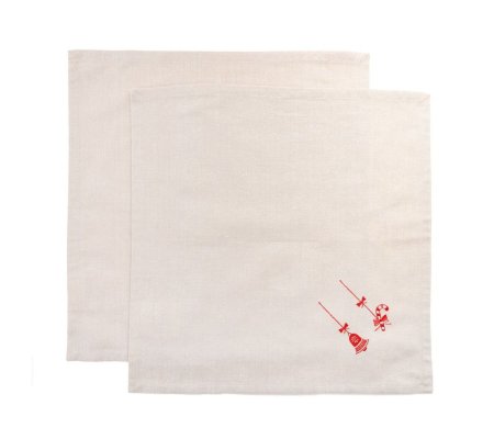 Набір серветок Homla BELU 40х40 см 2 шт Бежевий
