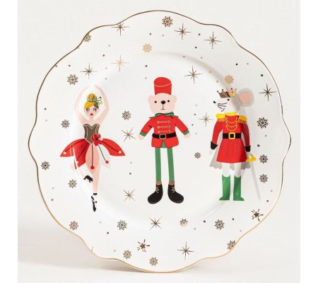 Обідня тарілка Homla LICOLA 27 см Принт, фото Обідня тарілка Homla LICOLA 27 см Принт