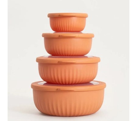 Набор контейнеров с крышками Homla KERMA 4 шт Оранжевый