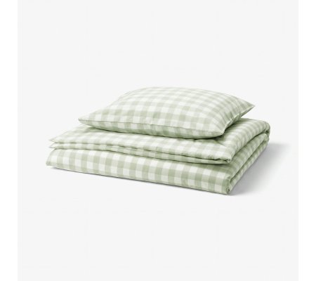 IKEA Комплект постельного белья EKTANDVINGE 150х200 см Зеленый (ИКЕА ЭКТАНДВИНГЕ)