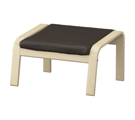 IKEA Подставка для ног POANG Коричневый (ИКЕА ПОАНГ)