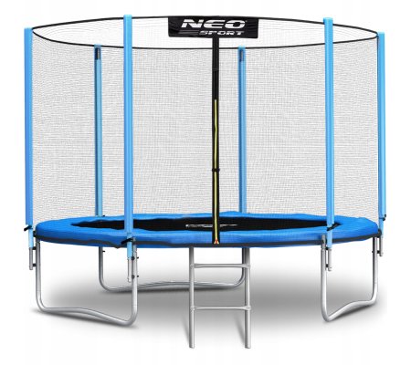 Батут із захисною сіткою NeoSport 252 см