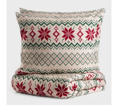 Комплект постільної білизни Homla WINTEY 200x220 см Принт