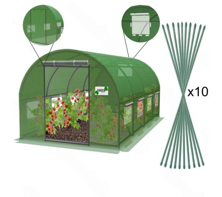 Парник теплица Garden Line NEW 4x2,5x2 м Зеленый