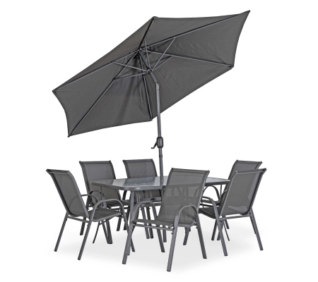 Комплект садовой мебели Mebel Elit NEBRASKA Серый