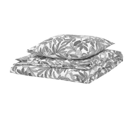 IKEA Комплект постільної білизни BROKDRACENA 150x200 см Принт (ИКЕА БРОКДРАЦЕНА)