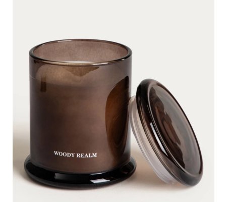 Ароматическая свеча Homla ESTER Woody Realm 260 г Коричневый