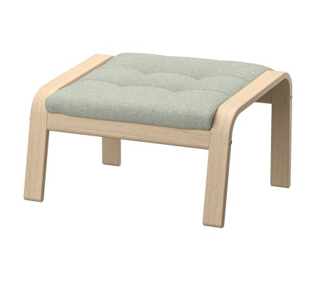 IKEA Подставка для ног POANG Светло-зеленый (ИКЕА ПОАНГ)