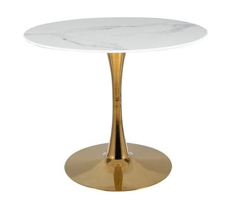 Обеденный стол Signal ESPERO Ceramic Marmur Золотой