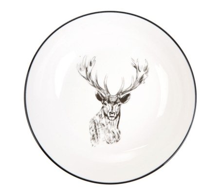 Глубокая тарелка Homla REINDEER 20 см Принт, фото Глубокая тарелка Homla REINDEER 20 см Принт