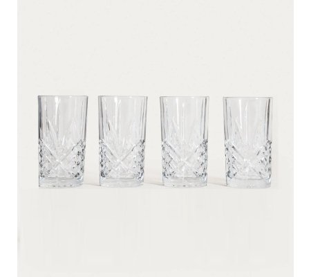 Набор стаканов Homla MIRRA 350 мл 4 шт Прозрачный