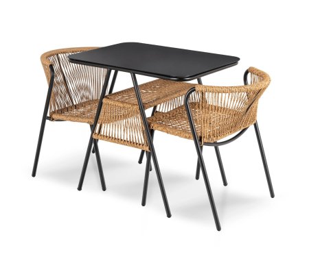 Комплект садових меблів Mebel Elit TRISTE Коричневий