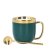 Кружка з ложечкою Homla SINNES 280 мл | Смарагдовий / Золотий Кружка з ложечкою Homla SINNES 280 мл | Смарагдовий / Золотий 164315