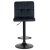 Барный стул Mebel Elit NERO Welur Черный ME.NERO/CZ/CZ/V/H фото - 3