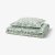 IKEA Комплект постільної білизни RODGERSIA 150х200 см Зелений (ИКЕА РОДЖЕРСИЯ) 00579425