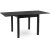 Раскладной обеденный стол Mebel Elit MAX Черный W.MAX/CZ/S фото - 2