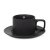 Чашка с блюдцем Homla MARIN 200 мл Черный Чашка с блюдцем Homla MARIN 200 мл Черный 222319
