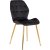 Обідній стілець Mebel Elit LUCKY Welur Чорний ME.LUCKY/CZ/ZL/V/K