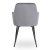 Обеденный стул Mebel Elit BRESSO Welur Серый ME.BRESSO/P/CZ/V/K фото - 4