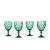 Набор бокалов для вина Homla LUNO 340 мл 4 шт Зеленый 239815